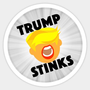 Trump Stinks! Sticker